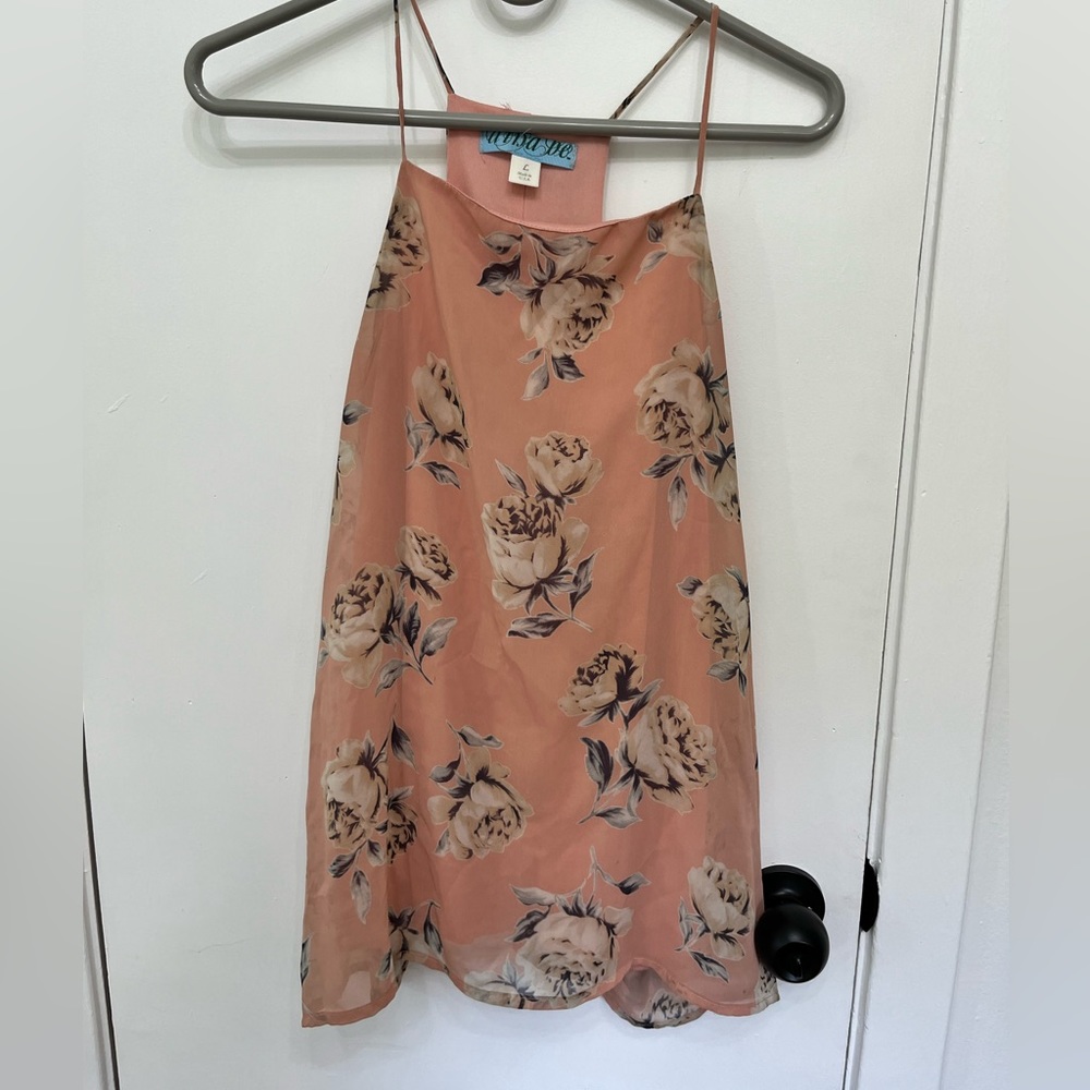 Floral tank top